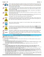 Preview for 3 page of Amano Pioneer Eclipse 250ST1218 Operator'S Manual