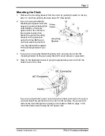 Предварительный просмотр 5 страницы Amano PIX-21 Oeration Manual