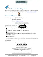 Preview for 41 page of Amano PIX-25 Installation And Operation Manual