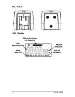 Предварительный просмотр 6 страницы Amano PIX-28 Operation Manual