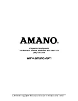 Preview for 24 page of Amano PIX-3000x Series Manual