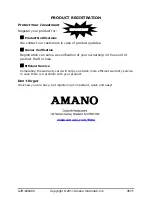 Preview for 10 page of Amano PIX-75 Diagnostics Manual
