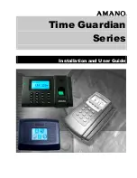 Предварительный просмотр 1 страницы Amano Time Guardian Series Installation And User Manual