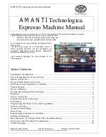 AMANTI Technologica Instruction Manual предпросмотр