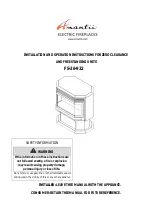 Amantii FS-26-922 Assembly, Installation And Operation Instructions preview