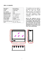 Preview for 6 page of Amantii ZECL-31-3228-STL Installation And Operation Instructions Manual