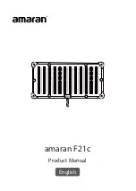 amaran F21c Product Manual предпросмотр