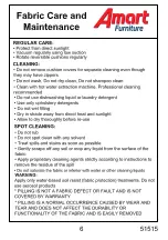 Preview for 6 page of Amart Furniture 51515 Assembly Instruction Manual