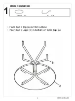 Предварительный просмотр 4 страницы Amart Furniture 56219 Assembly Instruction Manual