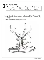 Предварительный просмотр 5 страницы Amart Furniture 56219 Assembly Instruction Manual