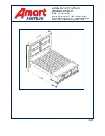 Предварительный просмотр 1 страницы Amart Furniture 56423 Assembly Instruction Manual