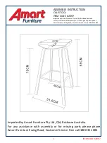 Предварительный просмотр 1 страницы Amart Furniture 62097 Assembly Instruction Manual