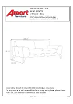 Preview for 1 page of Amart Furniture 65872 Assembly Instruction