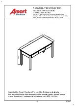 Preview for 1 page of Amart Furniture 67947 Assembly Instruction Manual