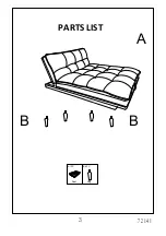 Предварительный просмотр 3 страницы Amart Furniture 72141 Assembly Instruction Manual