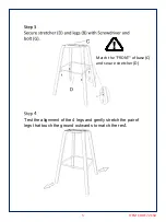 Preview for 5 page of Amart Furniture 72150 Assembly Instruction Manual