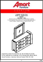 Amart Furniture 72594 Assembly Instruction Manual предпросмотр