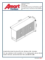 Предварительный просмотр 1 страницы Amart Furniture 73830 Assembly Instruction Manual