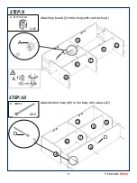 Предварительный просмотр 9 страницы Amart Furniture 73830 Assembly Instruction Manual