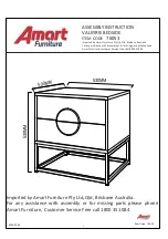 Amart Furniture 76053 Assembly Instruction Manual preview