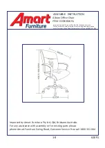 Amart Furniture Albion 62891 Assembly Instruction Manual preview