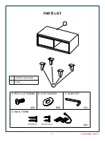 Предварительный просмотр 3 страницы Amart Furniture ARUBA 73972 Assembly Instruction Manual