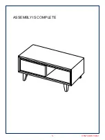 Предварительный просмотр 5 страницы Amart Furniture ARUBA 73972 Assembly Instruction Manual