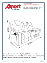 Preview for 1 page of Amart Furniture ASTORIA 74845 Assembly Instruction Manual