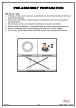 Предварительный просмотр 2 страницы Amart Furniture ATLANTA 53183 Assembly Instructions Manual