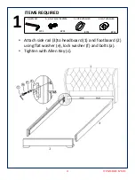 Preview for 4 page of Amart Furniture AVA 67601 Assembly Instruction Manual