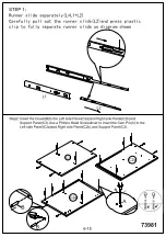 Предварительный просмотр 6 страницы Amart Furniture AZURA 73981 Assembly Instruction Manual