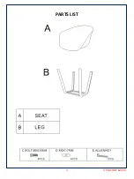 Preview for 3 page of Amart Furniture BAHA 62094 Assembly Instruction Manual