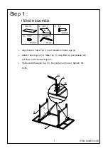 Preview for 4 page of Amart Furniture BARBOSA 53372 Assembly Instruction Manual