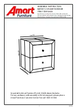 Предварительный просмотр 1 страницы Amart Furniture BARDOT 62626 Assembly Instruction