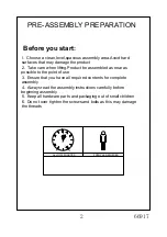 Preview for 2 page of Amart Furniture BIANCO 66917 Assembly Instruction Manual