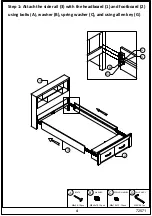 Preview for 4 page of Amart Furniture BROOKHAVEN 72571 Assembly Instruction Manual