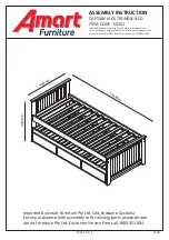 Preview for 1 page of Amart Furniture CAPTAIN JACK 55251 Assembly Instruction Manual