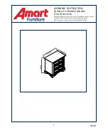 Preview for 1 page of Amart Furniture CHANELLE 56343 Assembly Instruction Manual