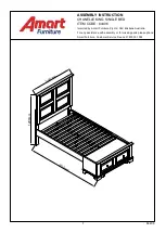 Amart Furniture CHANELLE KING 64406 Assembly Instruction Manual предпросмотр