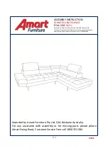 Preview for 1 page of Amart Furniture CONNOR 63251 Assembly Instruction