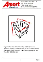 Amart Furniture DEL RICO 70328 Assembly Instruction preview