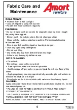 Preview for 5 page of Amart Furniture DEL RICO 70328 Assembly Instruction