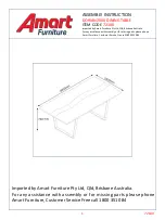 Amart Furniture DORIAN 2000 72100 Assembly Instruction предпросмотр