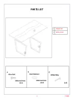 Preview for 3 page of Amart Furniture DORIAN 2000 72100 Assembly Instruction