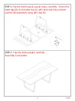 Preview for 4 page of Amart Furniture DORIAN 2000 72100 Assembly Instruction