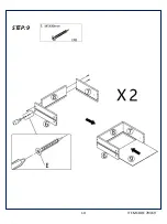 Предварительный просмотр 10 страницы Amart Furniture ESKO 70369 Assembly Instruction Manual