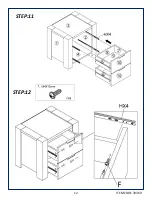 Предварительный просмотр 12 страницы Amart Furniture ESKO 70369 Assembly Instruction Manual