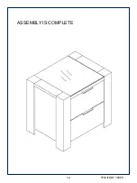 Предварительный просмотр 14 страницы Amart Furniture ESKO 70369 Assembly Instruction Manual