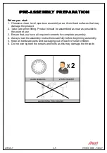 Preview for 2 page of Amart Furniture FERRIS 50327 Assembly Instructions