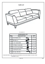 Предварительный просмотр 3 страницы Amart Furniture GABRIELLA 66456 Assembly Instruction